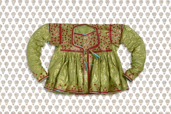 Liz Valenti Mughal Tunic, green