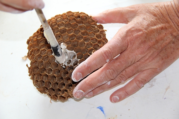 Heide Nonnenmacher Mixed media sculpture