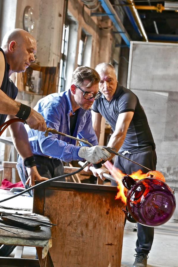 Carlo Moretti Glassblowing