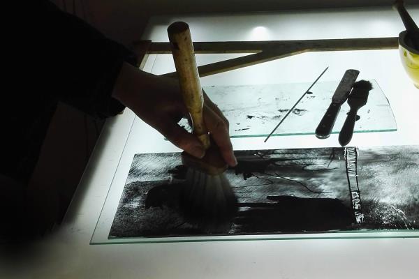 Debbie Dawson Stained glass making