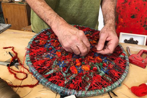 Michael Brennand-Wood Mixed media sculpture