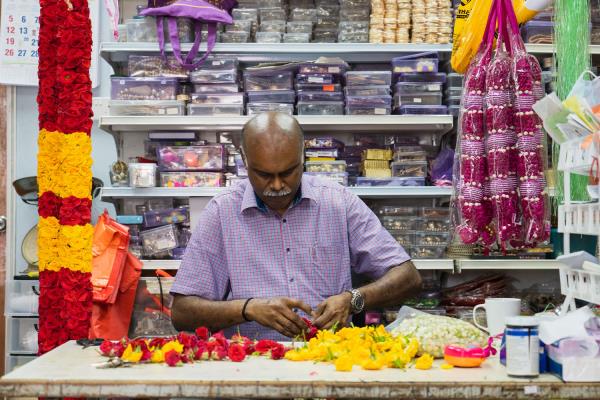 Jayaselvam R. Flower designing