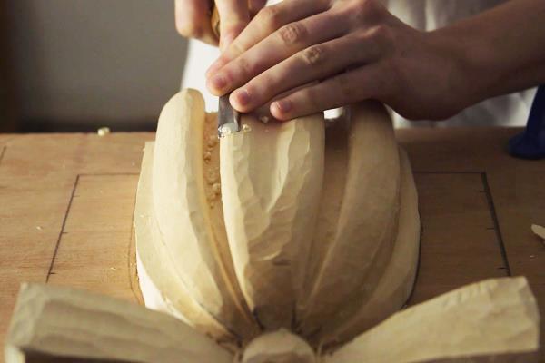 Clunie Fretton Wood carving