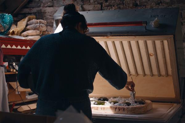 Nina Casson McGarva Glass sculpting