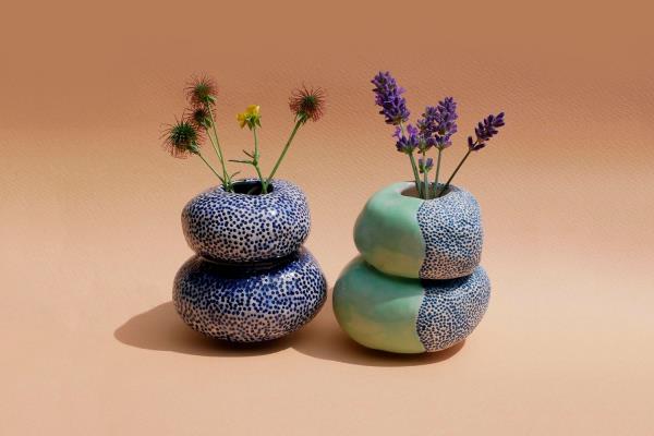 Yasmin Falahat Small bobble pots