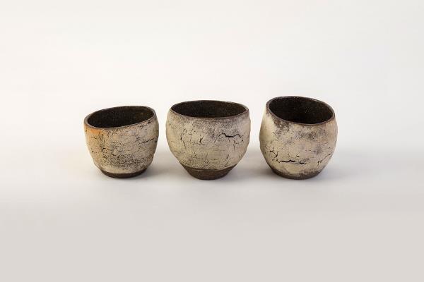 Ivana Petan Three ceramic cups
