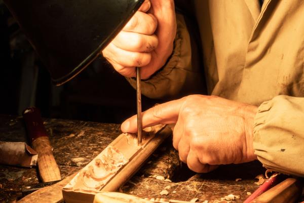 Carlo Puccini Wood carving