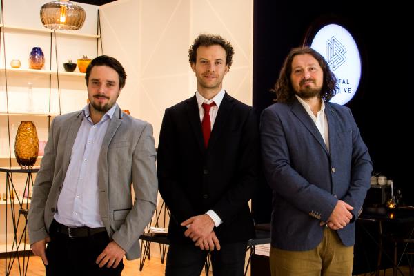 Filip Dobias, David Gabera & Jakub Petr Glass sculpting