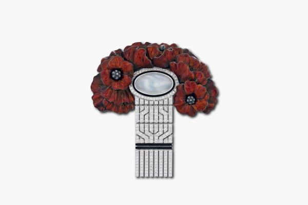 Ilgiz Fazulzyanov Poppies brooch-pendant