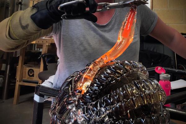 Katherine Huskie Glassblowing