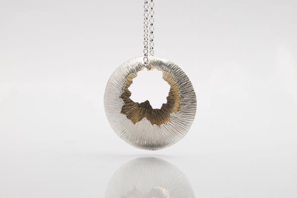 Martina Hamilton Golden Shore large double pendant