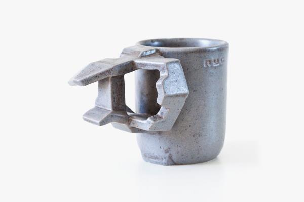 Paulius Vitkauskas Grey and black coffee cup