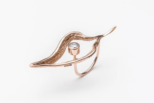 Andreia Gabriela Popescu Ikada gold & diamond ring