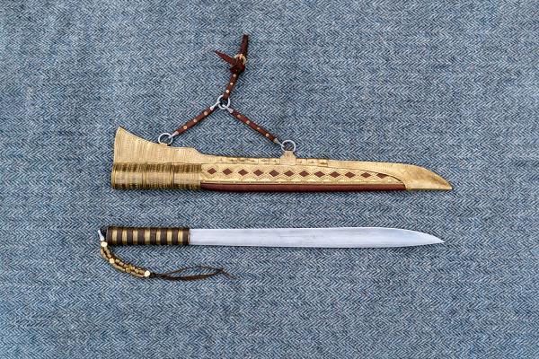 Vykintas Motuza Curonian war knife