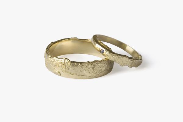 Eglė Čėjauskaitė-Gintalė Gold wedding rings