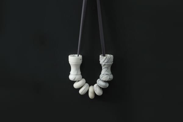 Tarja Tuupanen Recycled marble necklace