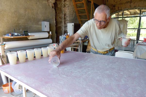 Helmut Frerick Lamp making