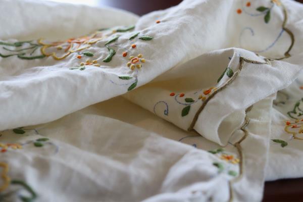 Ana Luisa Santos Colorful Tablecloth