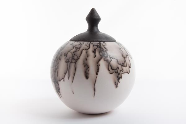 Claire Molloy Horsehair embellished jar