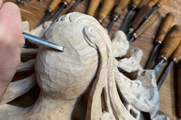 Attilio Balduzzi Wood carving