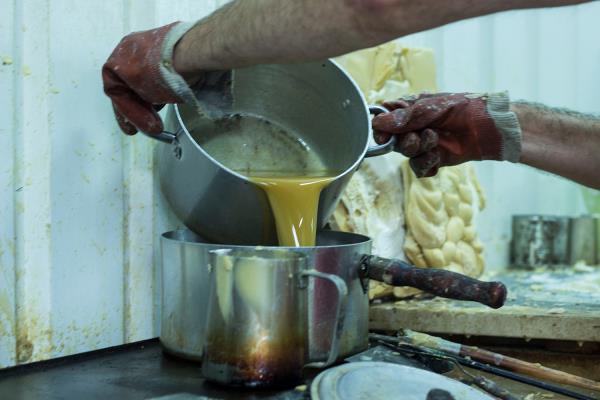 Bruno Romanelli Glass sculpting