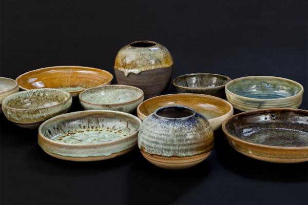Anni Paunila Collection of wheel thrown stoneware