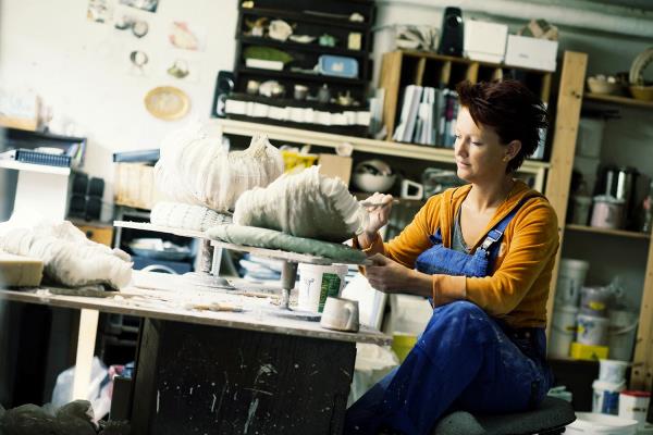 Mette Maya Gregersen Ceramics workshop near Aarhus