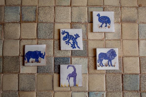 Nyari Kadhani-Gurupira African Animal tiles