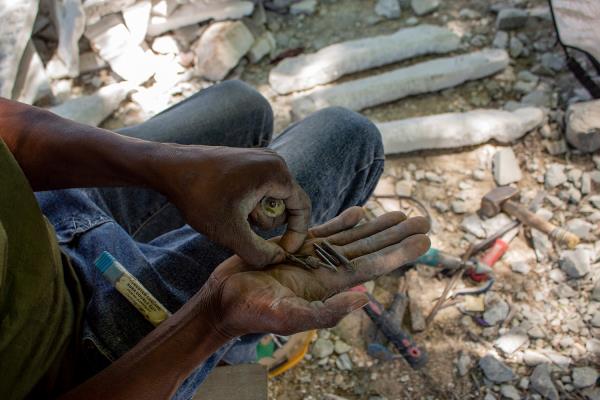 Davis Sibanda Multimedia sculpture