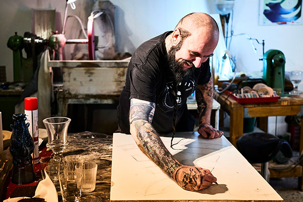 Patrick Roth Glass sculpting