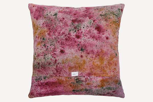 Ellen Mae Williams Pink linen cushion