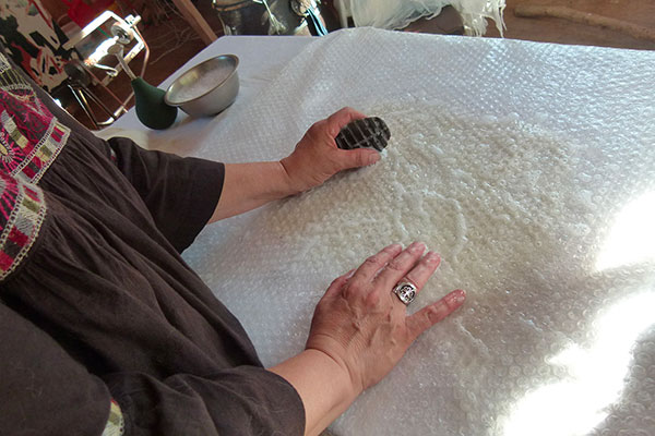 Pilarica de León Textile creation