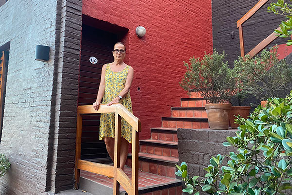 Raquelina Niciolich Arocena Bag making