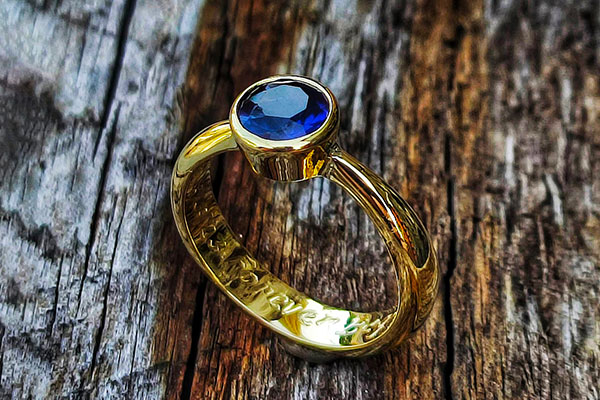 Javier Galasso Sapphire ring