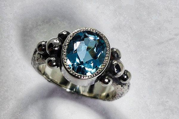 Javier Galasso Topaz ring