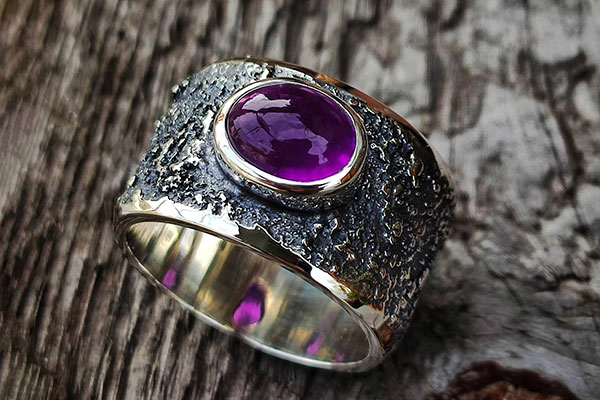 Javier Galasso Amethyst ring