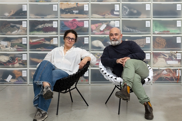 Elif Malkoclar & Davide Dell'Acqua Textile creation
