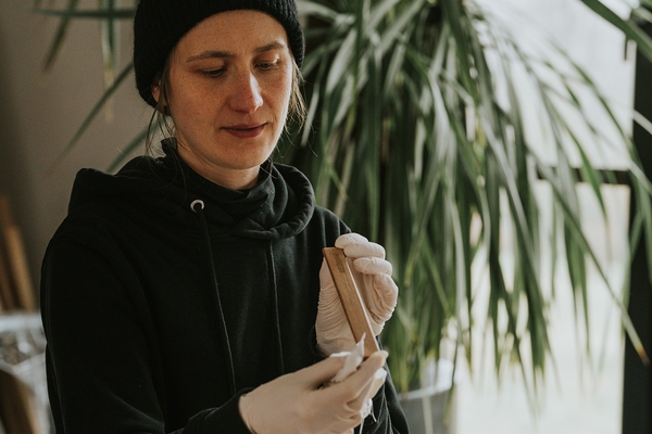 Karen Häcker Bag making
