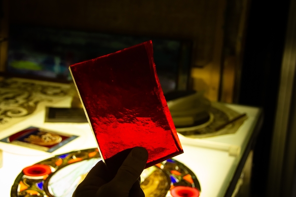 Massimo Travagli Stained glass making