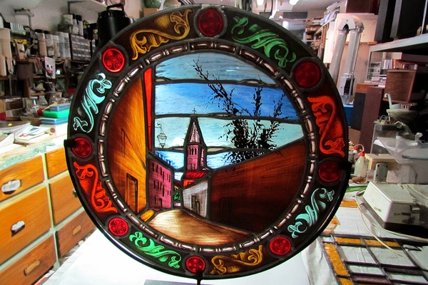 Massimo Travagli Vicolo del Granchio in Ferrara