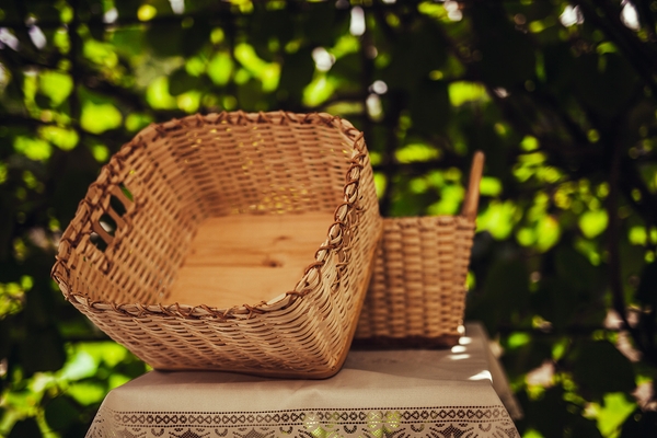 Janez Krišelj Rectangular wicker basket