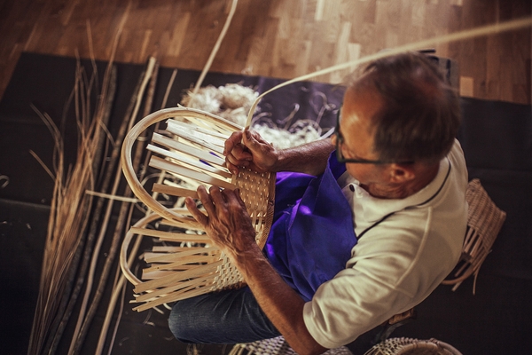 Janez Krišelj Basket weaving