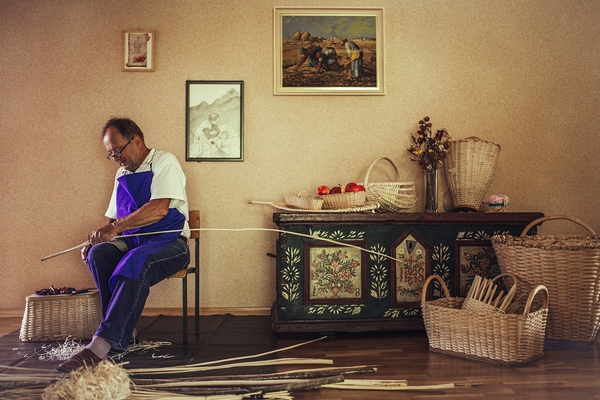 Janez Krišelj Basket weaving